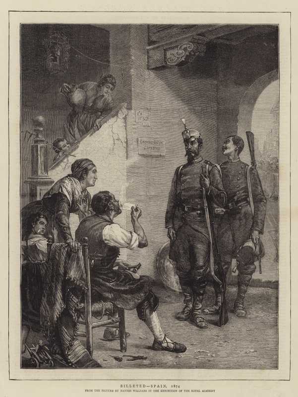 Alojado, España, 1874 de John Haynes Williams