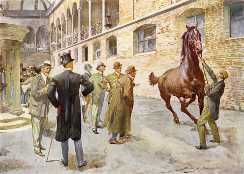 Una escena en Tattersall