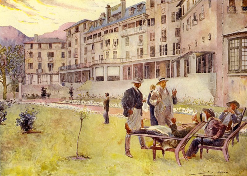 Ciudad del Cabo, fuera del Hotel Mount Nelson de John Henry Frederick (after) Bacon