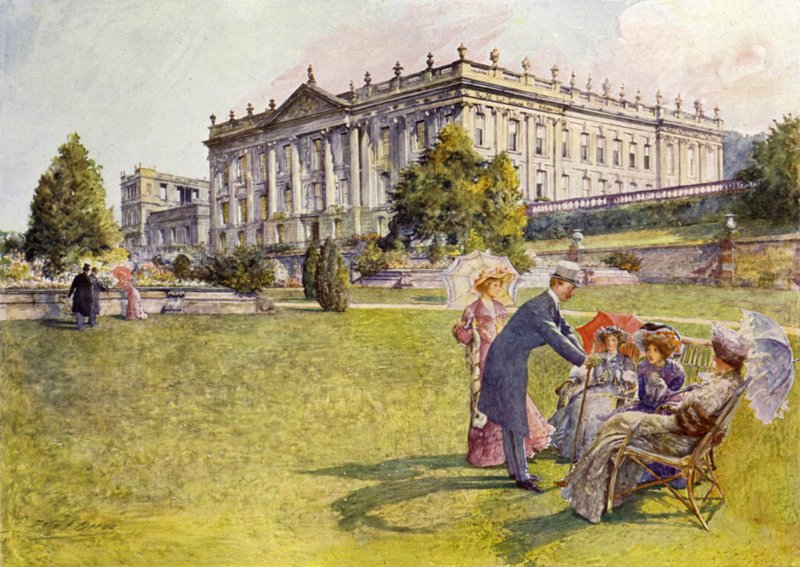 Casa Chatsworth de John Henry Frederick (after) Bacon