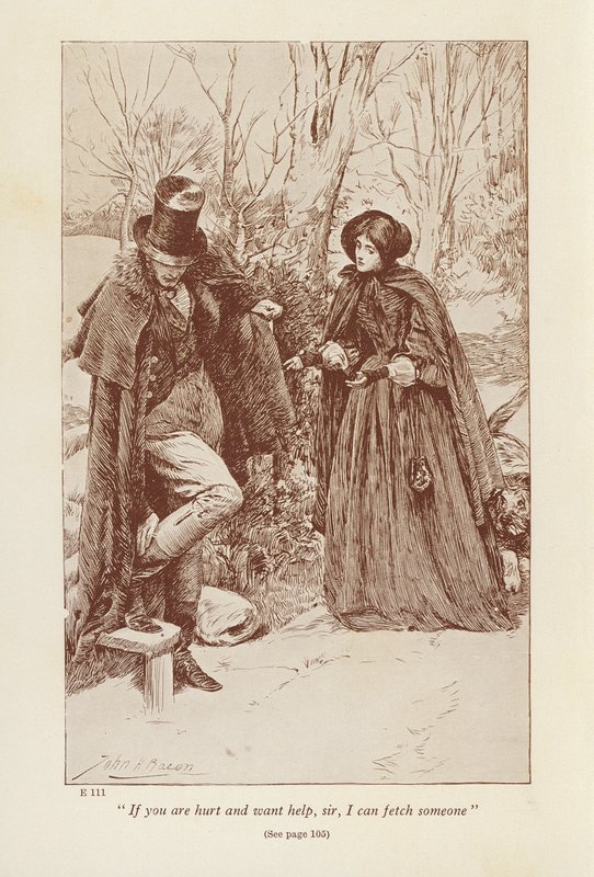 Ilustración para Jane Eyre de Charlotte Bronte (litografía) de John Henry Frederick (after) Bacon