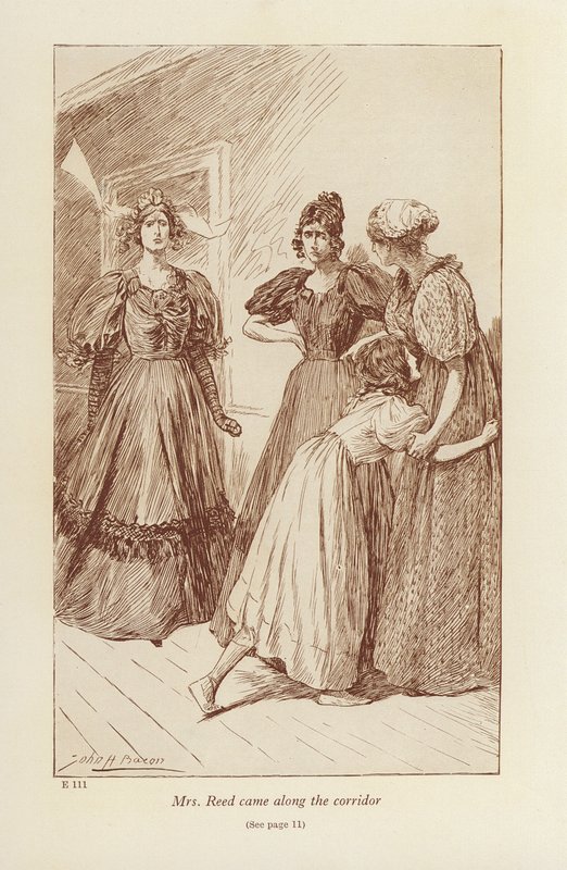 Ilustración para Jane Eyre de Charlotte Bronte (litografía) de John Henry Frederick (after) Bacon