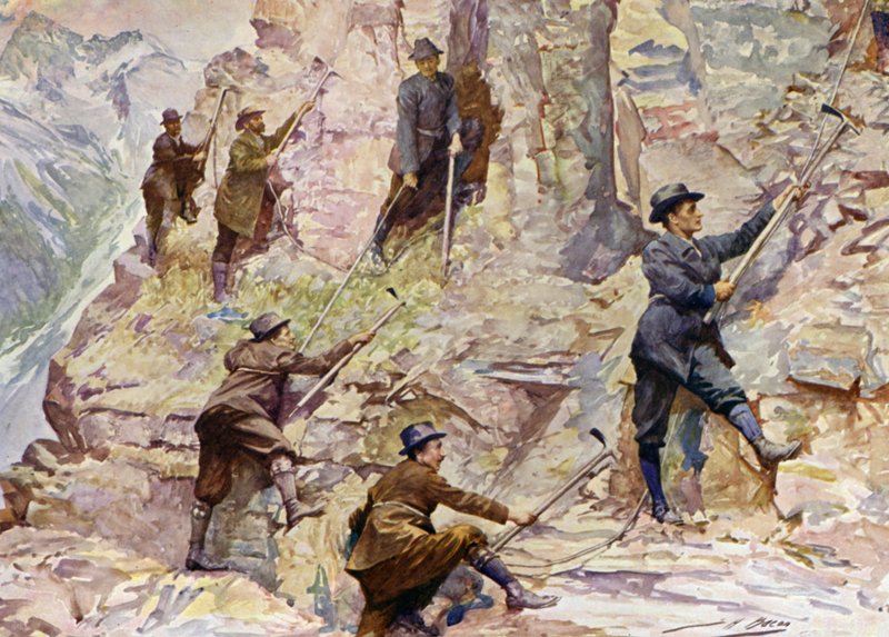 Montañismo en Columbia Británica de John Henry Frederick (after) Bacon