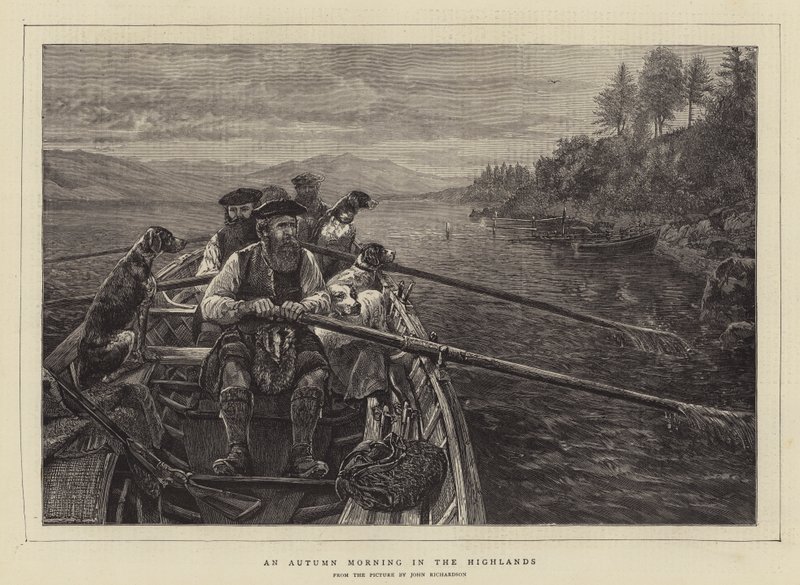 Una Mañana de Otoño en las Tierras Altas de John Isaac Richardson