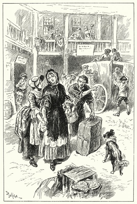 El coche en el Old Angel Inn de John Jellicoe