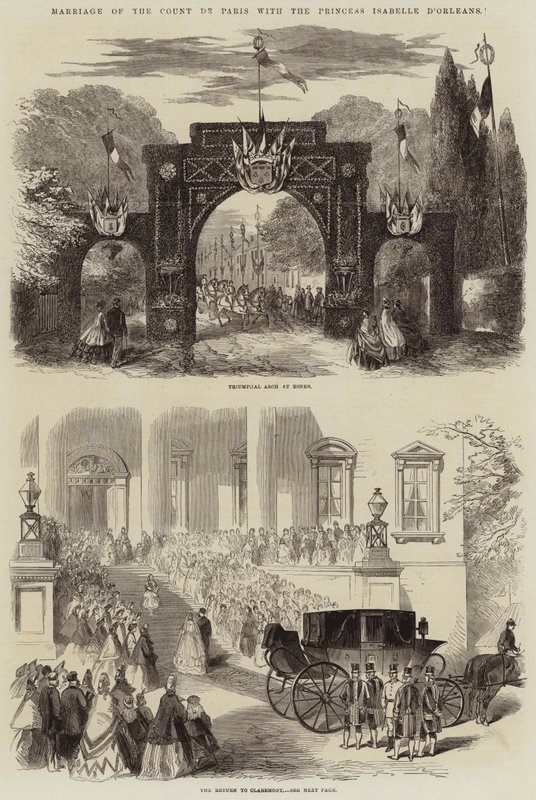 Matrimonio del Conde de París con la Princesa Isabelle d