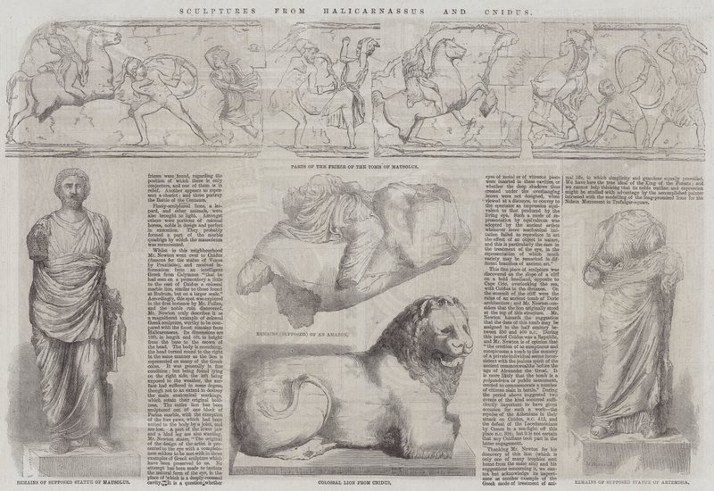 Esculturas de Halicarnaso y Cnido de John Jessop Hardwick