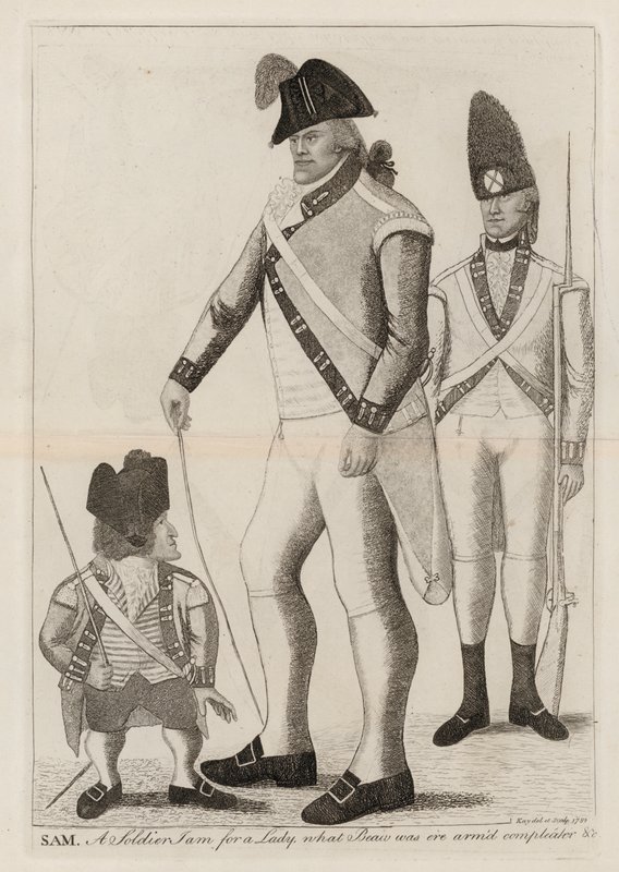 Sam McDonald, soldado escocés y forzudo conocido como Big Sam de John Kay