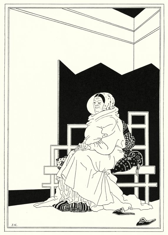 Ilustración para La historia de Aladino y la lámpara maravillosa de John Kettelwell