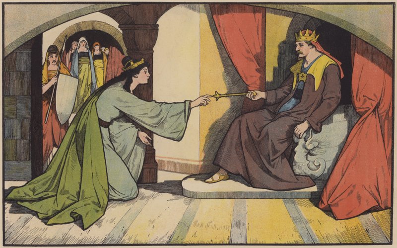 La reina Ester apela al rey en nombre de su pueblo de John Lawson