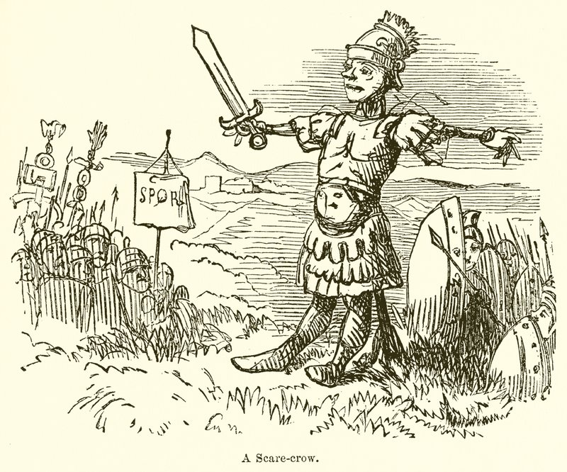 Un espantapájaros de John Leech