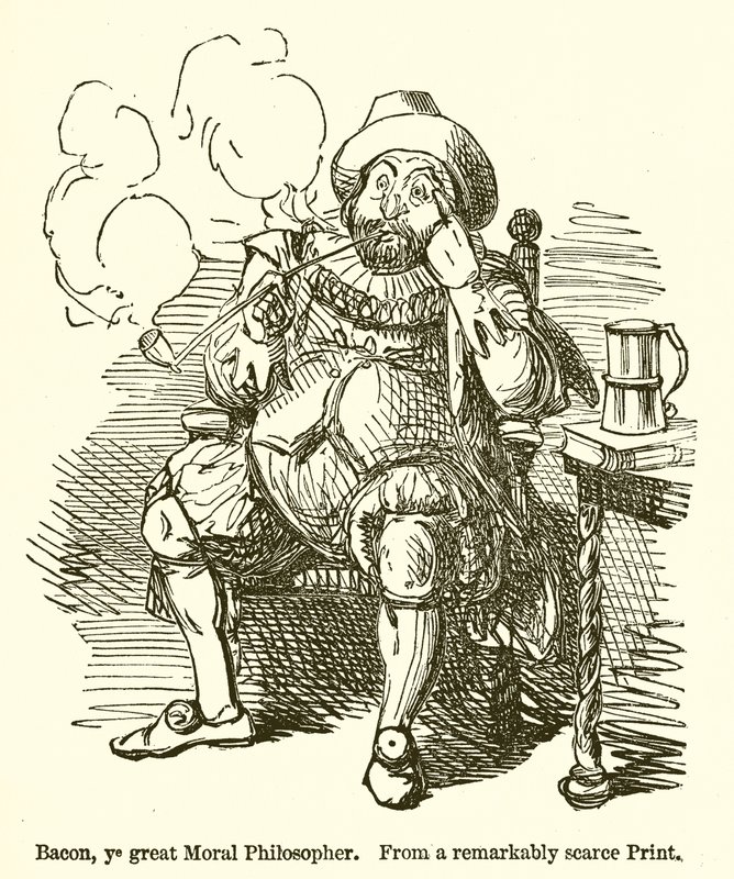Bacon, el gran filósofo moral de John Leech