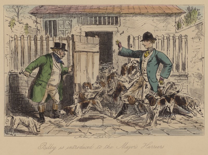 Billy es presentado a los sabuesos del alcalde de John Leech