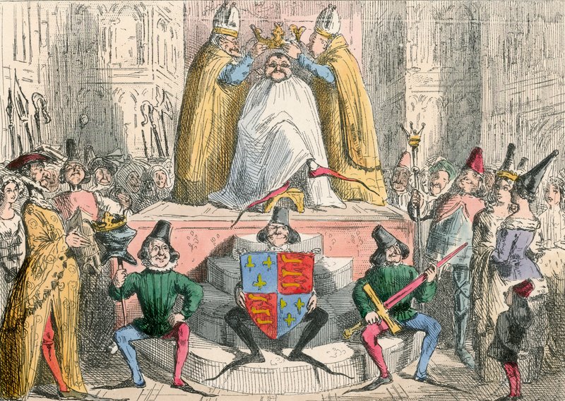 Coronación de Enrique IV (de la mejor autoridad) de John Leech