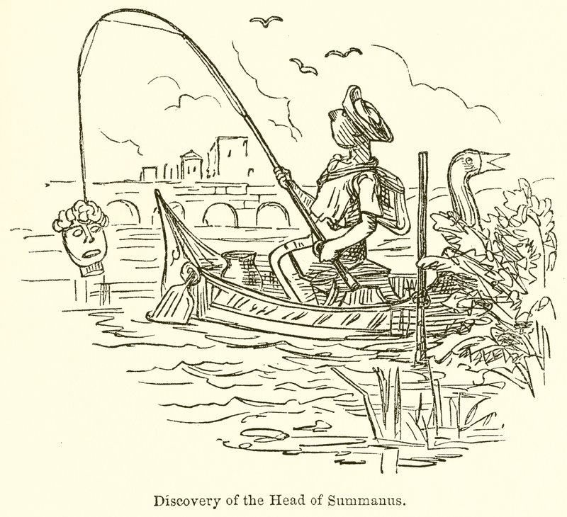 Descubrimiento de la cabeza de Summanus de John Leech