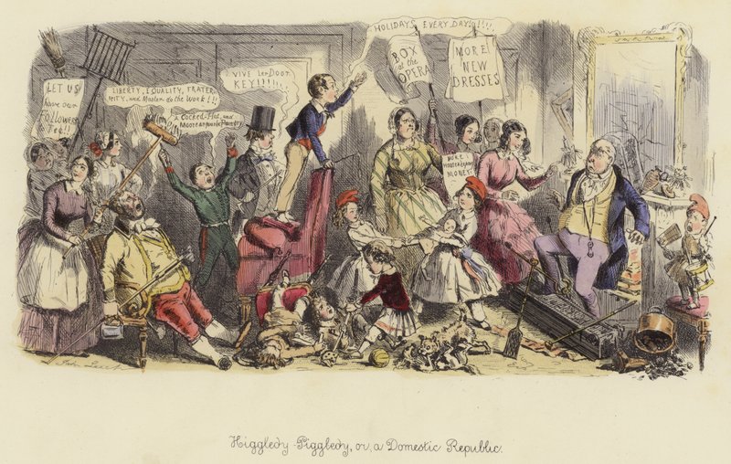 Higgledy-Piggledy, o una república doméstica de John Leech