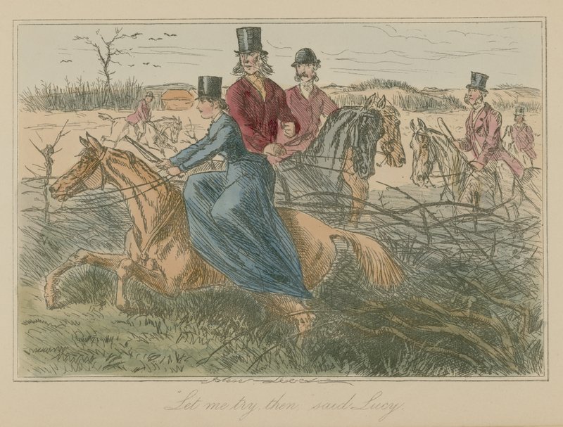Déjame intentar entonces dijo Lucy de John Leech