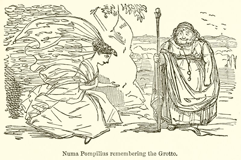 Numa Pompilio recordando la gruta de John Leech