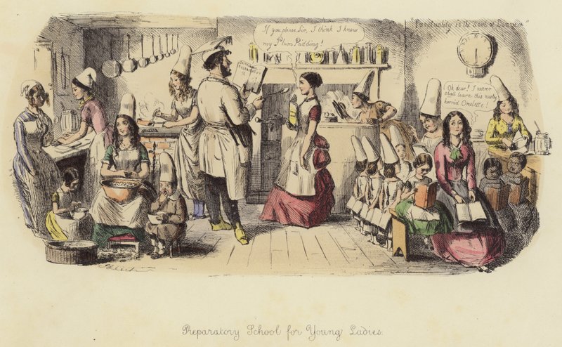Escuela preparatoria para señoritas de John Leech