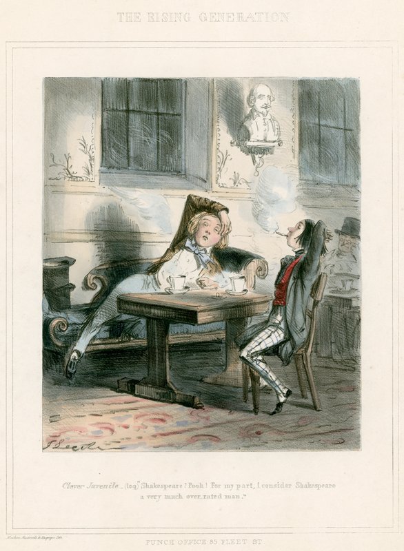 Shakespeare ¡Bah! Por mi parte, considero a Shakespeare un hombre muy sobrevalorado de John Leech