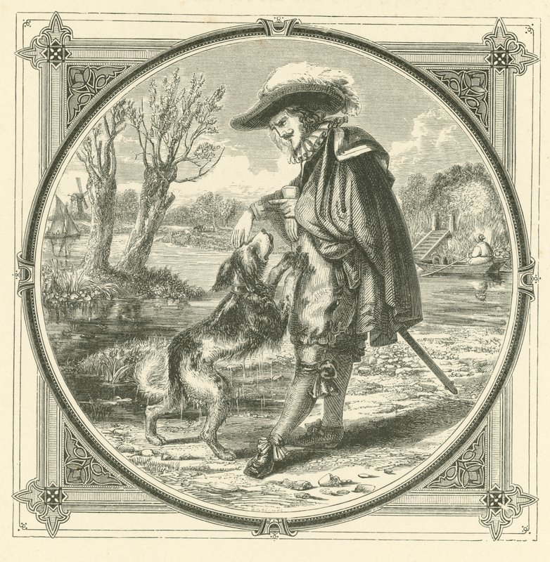 Juega con el perro y te estropeará la ropa (grabado) de John Leighton