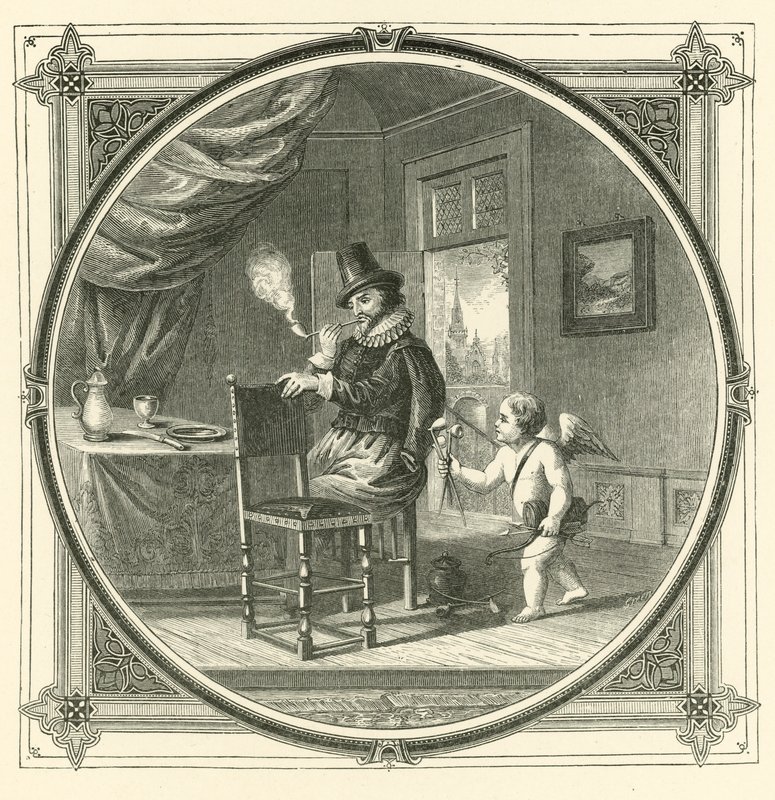 El humo es el alimento de los amantes (grabado) de John Leighton
