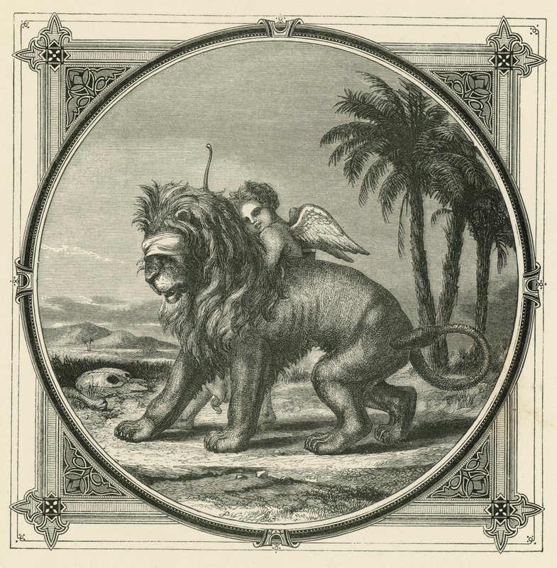 Cuando los ojos son conquistados, el amor comienza (grabado) de John Leighton