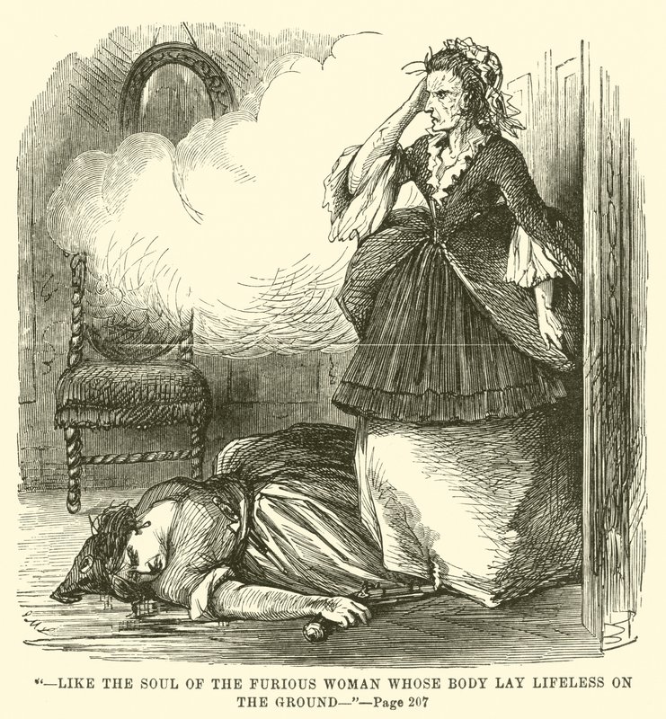 Ilustración para Historia de dos ciudades de Charles Dickens de John McLenan