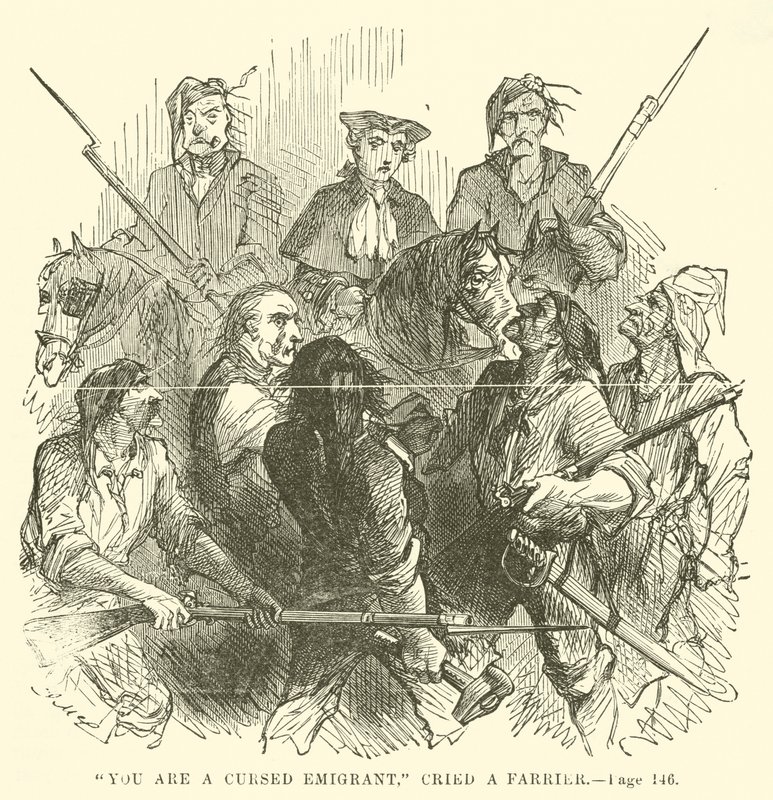 Ilustración de Historia de dos ciudades de Charles Dickens de John McLenan