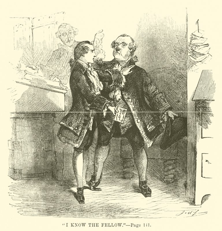 Ilustración de Historia de dos ciudades de Charles Dickens de John McLenan