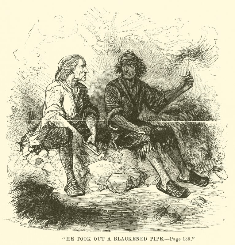 Ilustración de Historia de dos ciudades de Charles Dickens de John McLenan