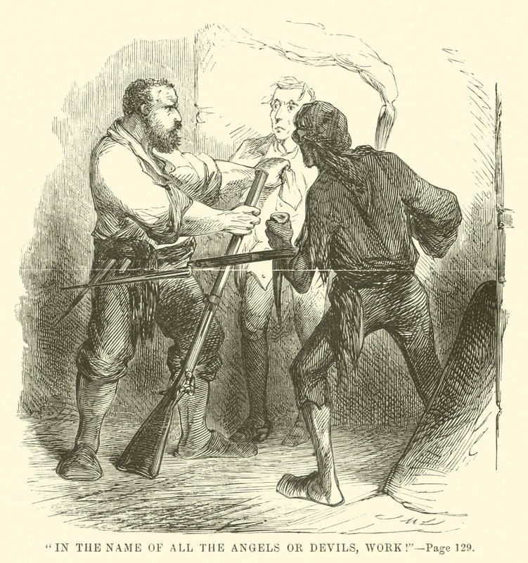 Ilustración de Historia de dos ciudades de Charles Dickens de John McLenan