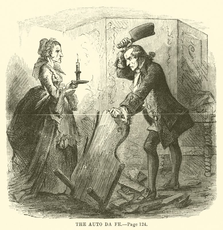 Ilustración de Historia de dos ciudades de Charles Dickens de John McLenan