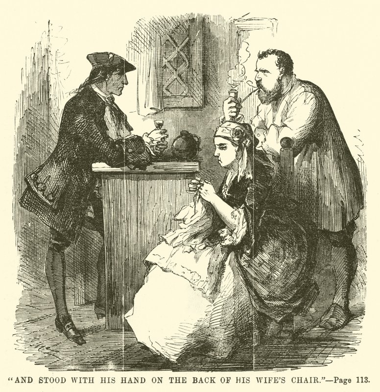 Ilustración de Historia de dos ciudades de Charles Dickens de John McLenan