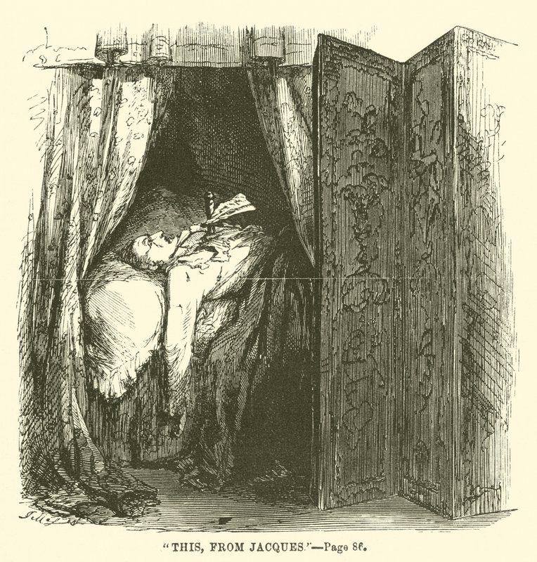 Ilustración de Historia de dos ciudades de Charles Dickens de John McLenan