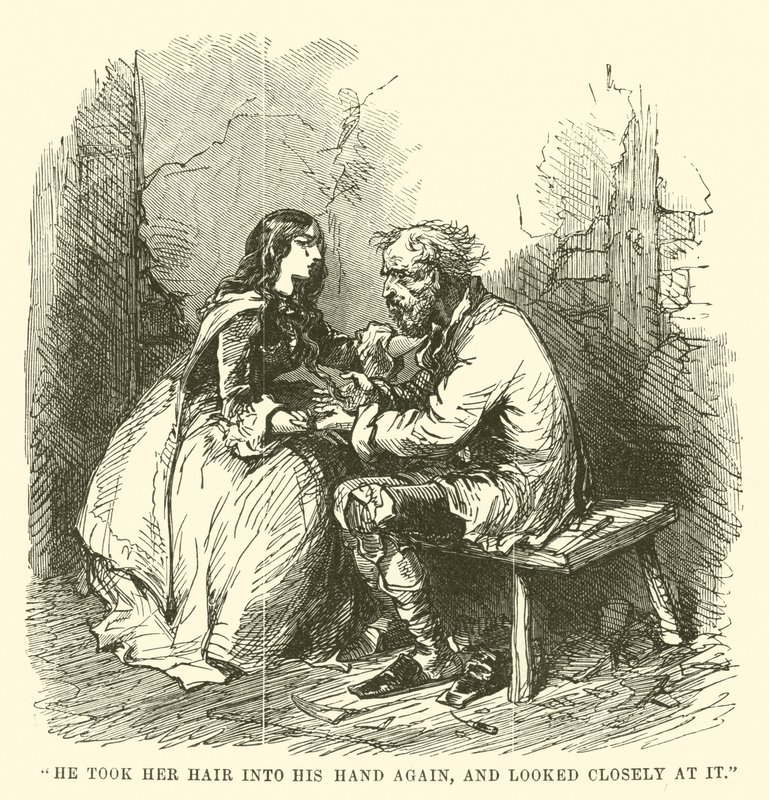 Ilustración de Historia de dos ciudades de Charles Dickens de John McLenan
