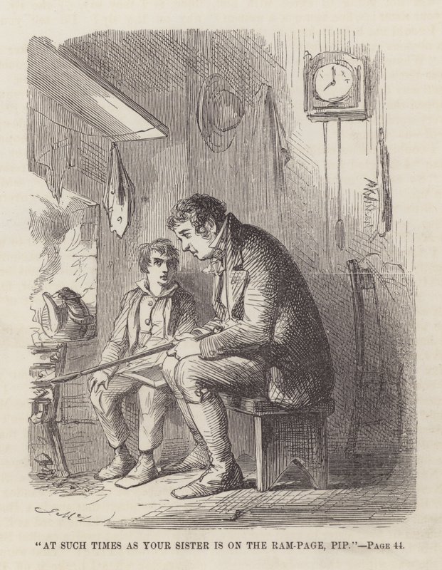 Ilustración de Grandes Esperanzas de John McLenan