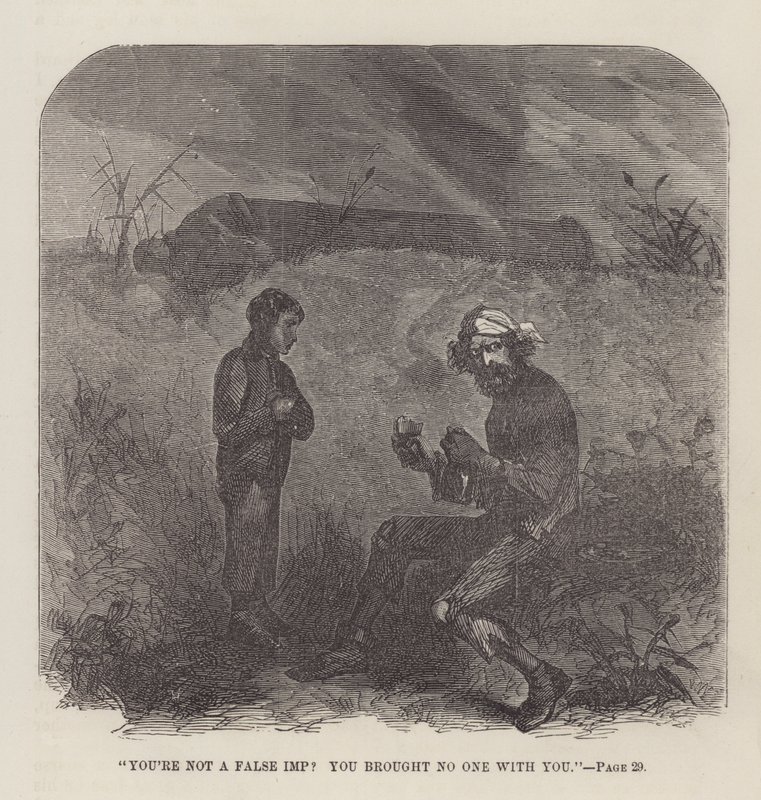 Ilustración de Grandes Esperanzas de John McLenan