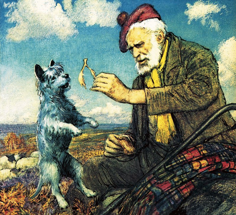 Greyfriars Bobby y Auld Jock de John Millar Watt