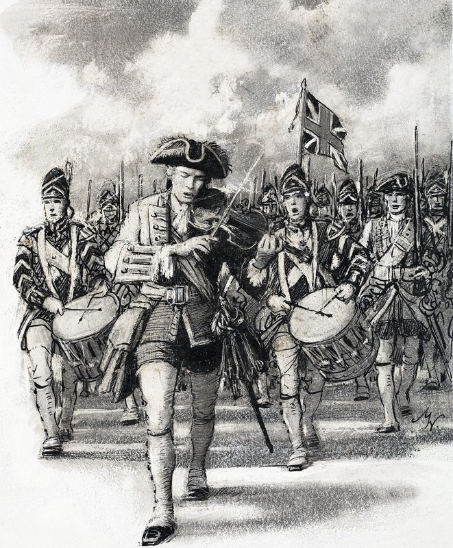 Marchando a la batalla de John Millar Watt