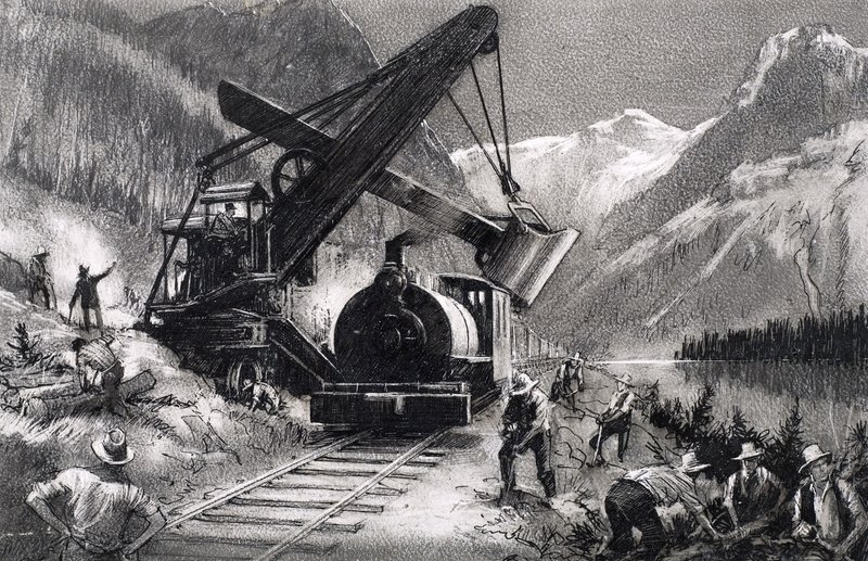 ¿Quién dijo... Este loco proyecto La construcción del ferrocarril Canadian Pacific de John Millar Watt