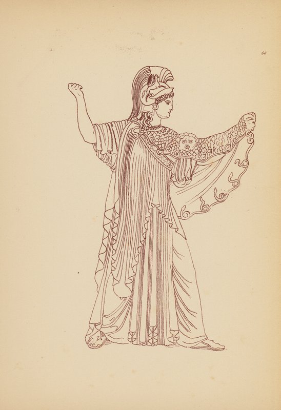Traje femenino de la Antigua Grecia (litografía) de John Moyr Smith