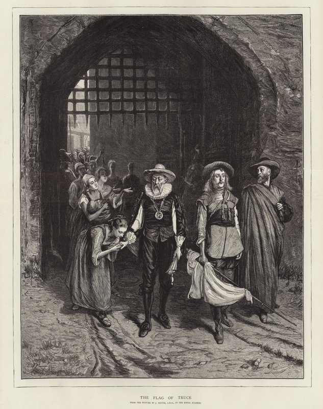 La bandera de tregua de John Pettie