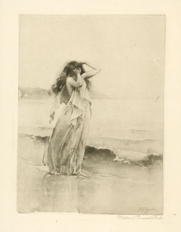 Ilustración para los poemas de Catulo (fotograbado) de John Reinhard Weguelin