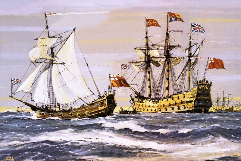 Carlos II visitando al Príncipe Real (en 1672) de John S. Smith