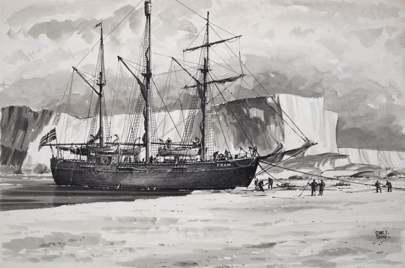 The Fram (gouache sobre papel) de John S. Smith