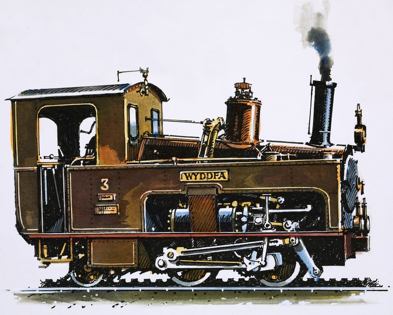 El mundo de la velocidad y la potencia: Locomotora del Ferrocarril de Montaña de Snowdon de John S. Smith