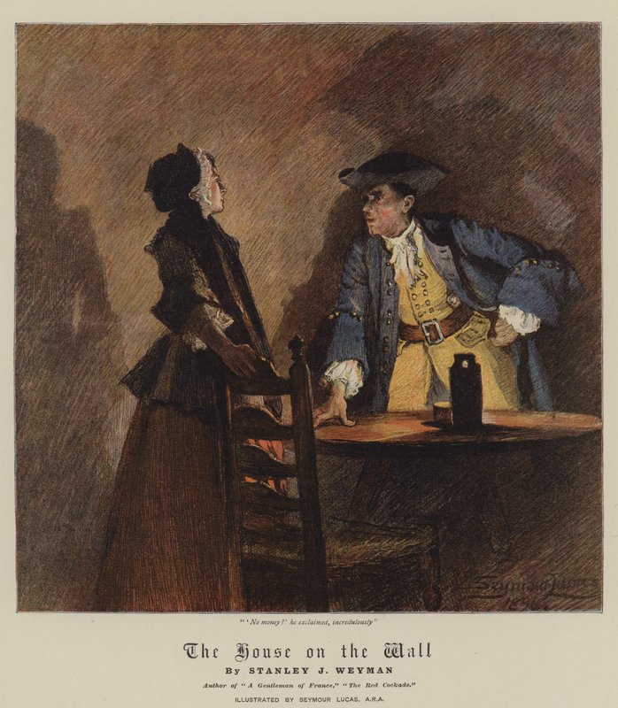 La Casa en la Muralla (cromolitografía) de John Seymour Lucas