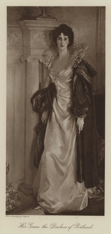 Su Gracia la Duquesa de Portland de John Singer (after) Sargent