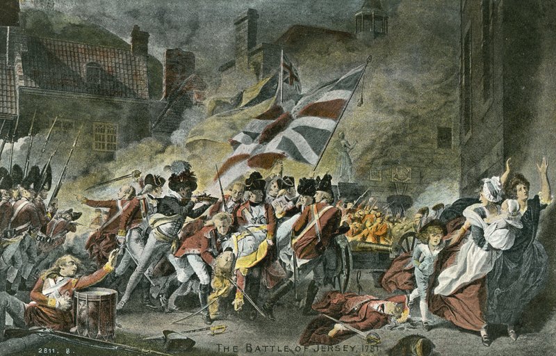 La batalla de Jersey, 1781 de John Singleton Copley